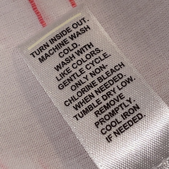 CATO White & Coral Pink Striped Cotton lightweight blouse Sz. XL - Picture 13 of 14